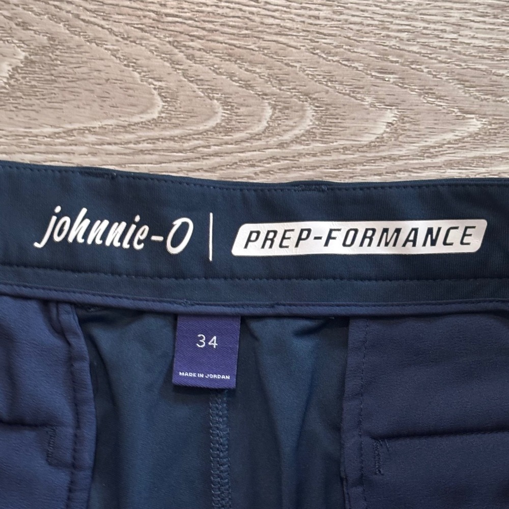 Johnnie-O Golf Shorts Mens 34 Blue PREP-FORMANCE Athletic Casual Preppy - Picture 3 of 7